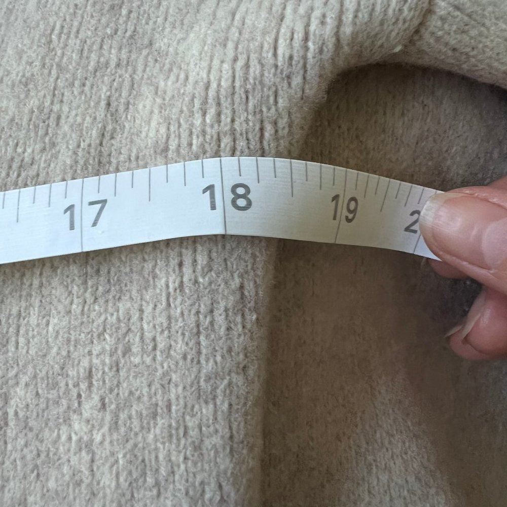 Madewell 100% Merino Wool Rivington Sweater Coat - Long Open Cardigan - Oatmeal - Picture 5 of 6